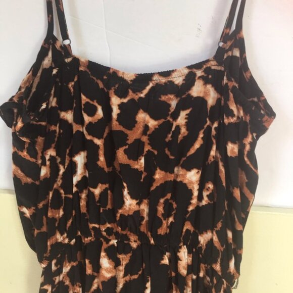 Cotton On NEW Jenny Leopard Animal Print Sundress Mini Dress Adjustable Straps S - Picture 9 of 16